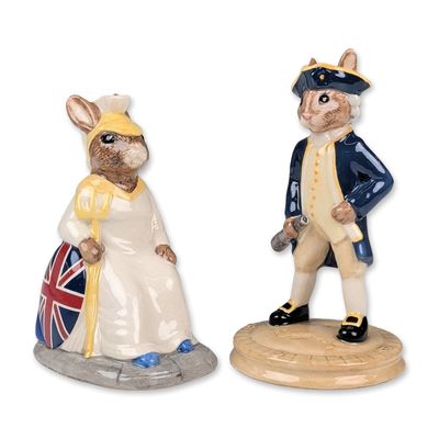 Pair of Royal Doulton Bunnykins Figurines