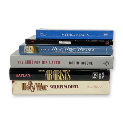 6-Piece Grouped Middle Eastern and Islamic Studies Books