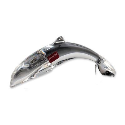 Baccarat France Crystal Dolphin Figurine