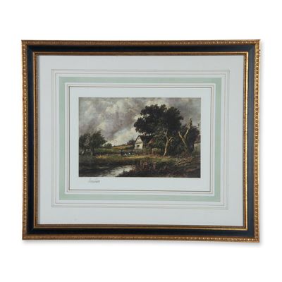Style of Camille Corot, Original Color Lithograph on Paper