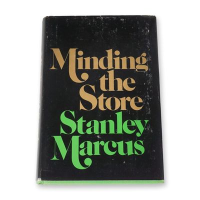Stanley Marcus Signed Book, Minding the Store