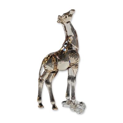Swarovski Golden Shadow Crystal Baby Giraffe Figurine