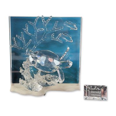 Swarovski Wonders of the Sea Eternity Crystal Sculpture