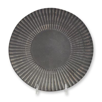 Tokyo Design Studio Black Basalt Ceramic Plate