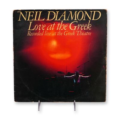 Columbia Records Neil Diamond Vintage Vinyl Record, Love At The Greek