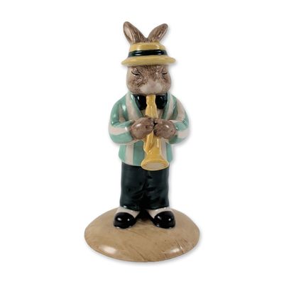 Royal Doulton Trumpet Player Bunnykins Figurine