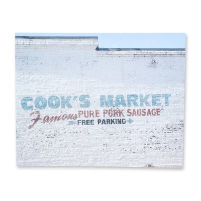 Cooks Market Georgia Contemporary Photograph on Board