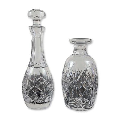 Two Waterford Cut Crystal Decanters