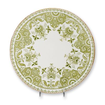 Wedgwood Aesthetic Movement Bone China Transferware Plate, circa 1878