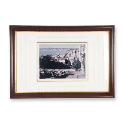 Limited Edition Color Print on Paper, Lombard Street, Signed