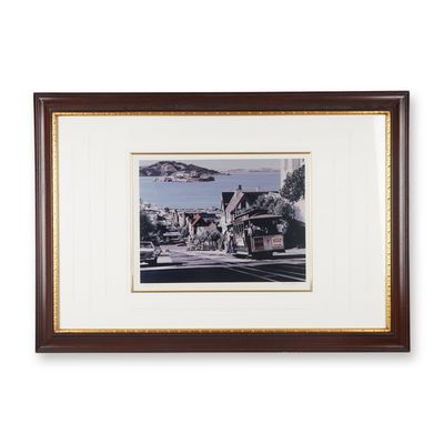 Framed Limited Edition Color Print on Paper, Hyde Street, Signed
