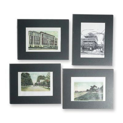 4-Piece Bensonhurst Brooklyn Historic Print Lot
