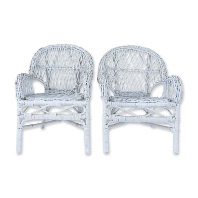 2-Piece Wicker Doll Furniture, Chairs
