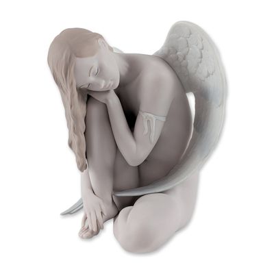 Lladro Wonderful Angel Matte Porcelain Figurine