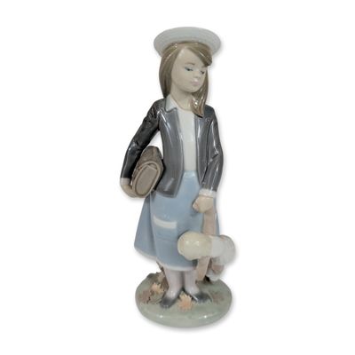 Lladro 5218 Autumn Glazed Porcelain Figurine
