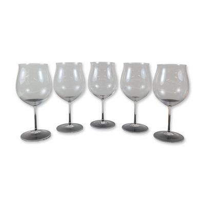 5pc Riedel Sommeliers Crystal Wine Glasses