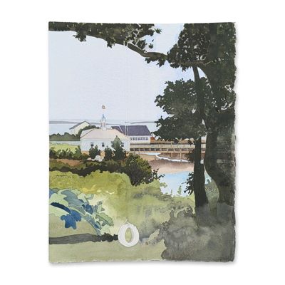 Jacquelyne A. Lotz (American, b. 1935) Original Watercolor on Paper, Signed