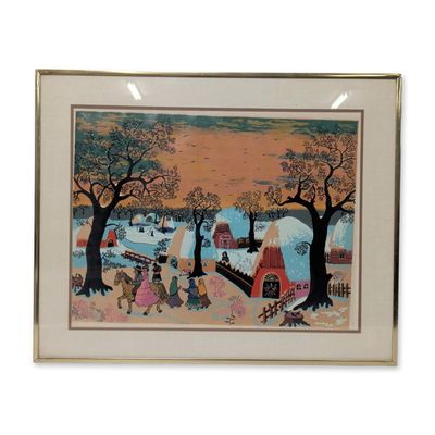 Janet Dubois (Ukrainian 20th-21st century) Artist Proof Lithograph on Paper, Signed