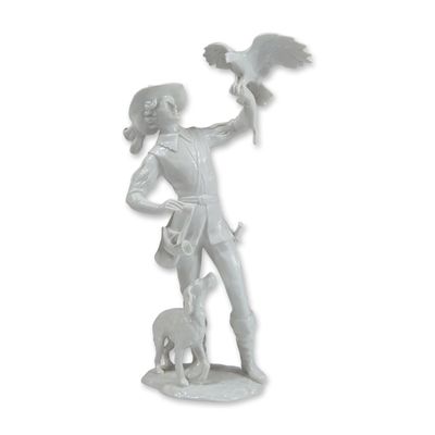 Kaiser Porcelain Falconer Figurine