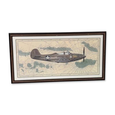 Larry Lapadura (American, 20th Century), Bell P-39 Airacobra, Signed & Numbered w/ COA