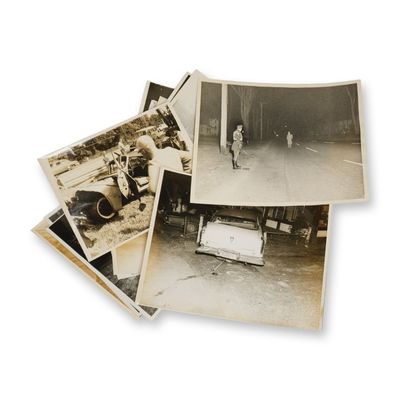 Lot of 20 Vintage Automotive Accidents, c. 1950"1960s