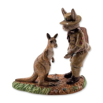 Royal Doulton LE Bunnykins Ceramic Figurine, Centenary Scout DB435