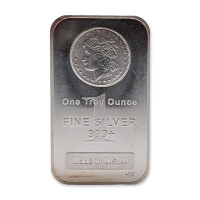 Highland Mint 1 oz Troy .999 Silver Morgan Bullion Bar