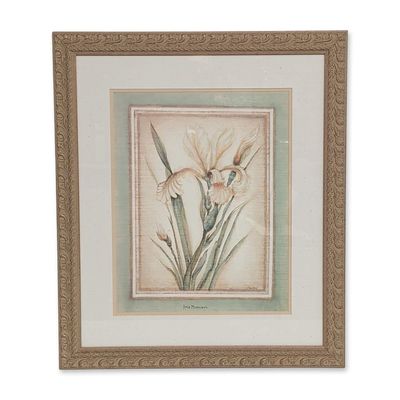 Colleen Bery for The Bombay Co., Print on Paper, Iris Monnieri Framed