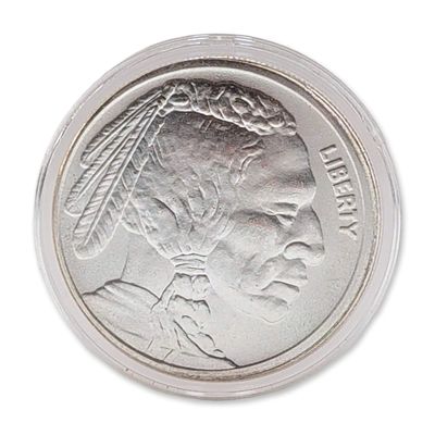 .999 Fine Silver Highland Mint Buffalo Round