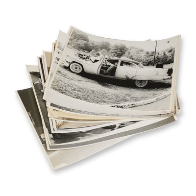Lot of 20 Vintage 1953-1960s Highway Safety & Accident Photojournalism Archive