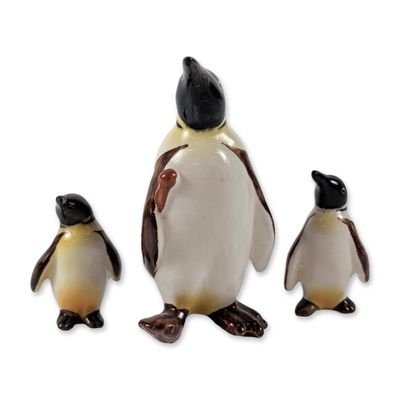 3pc Beswick England Ceramic Penguin