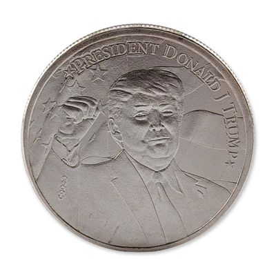 Golden State Mint US 1oz .999 Silver Trump Coin