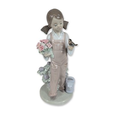 Lladro 5217 Spring Girl Porcelain Figurine