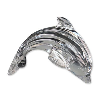 Waterford Crystal Leaping Dolphin Figurine