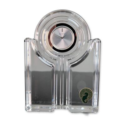 Waterford Keyport Lead Crystal Desk Clock
