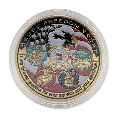 U.S. Proud Military Army Freedom Challenge Coin