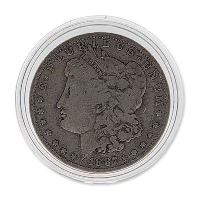 US 1887 Morgan Silver Dollar
