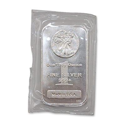 Highland Mint Walking Liberty 1 oz .999 Fine Silver Bullion Bar