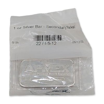 APMEX 1 oz .999 Fine Silver Bullion Bar