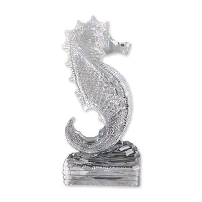 Waterford Crystal Seahorse Figurine