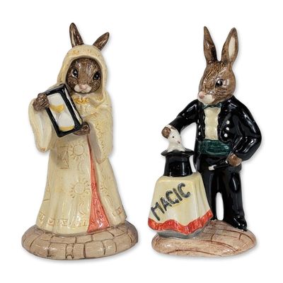 Two Royal Doulton Bunnykins Ceramic Figurines