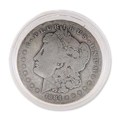 US 1884 Morgan Silver Dollar