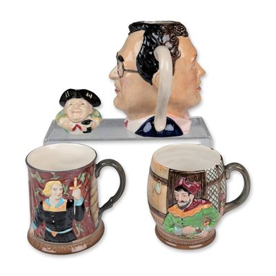 5pc Kevin Francis and Beswick English Jugs and Face Pot