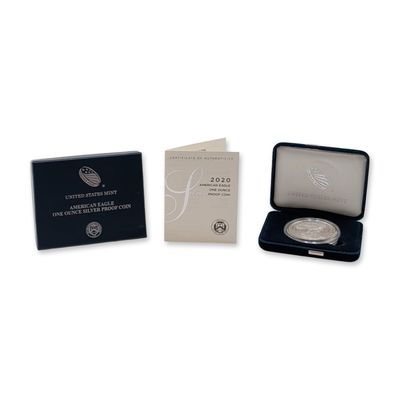 2020-W United States Mint American Eagle Silver One Ounce Proof Coin