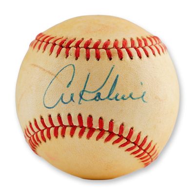 Al Kaline Signed Rawlings Official American League Baseball PSA Authenticated