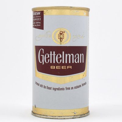 Sale Photo Thumbnail #186: Gettelman Beer Pull Tab DRAFT FRESH METALIC 68-4