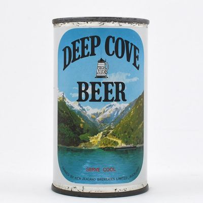 Sale Photo Thumbnail #131: Deep Cove Beer NEW ZEALAND Flat Top THIS FINE LAGER