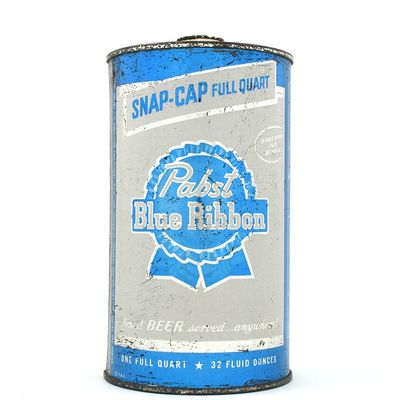 Sale Photo Thumbnail #345: Pabst Blue Ribbon Quart Snap Cap MILWAUKEE 217-5