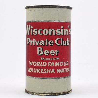 Sale Photo Thumbnail #484: Wisconsins Private Club Beer Flat Top FOX HEAD FLORIDA LID 146-31