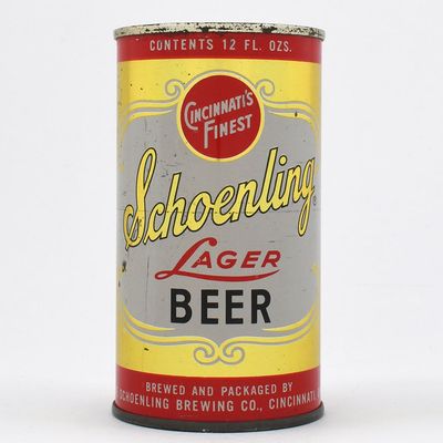 Sale Photo Thumbnail #436: Schoenling beer Flat Top VANITY LID 132-2